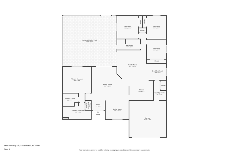 4 bedroom Single Family Residence at 6417 Blue Bay Circle, Lakeview Estates Ph 3, 4 And 5, Lake Worth — photo 2