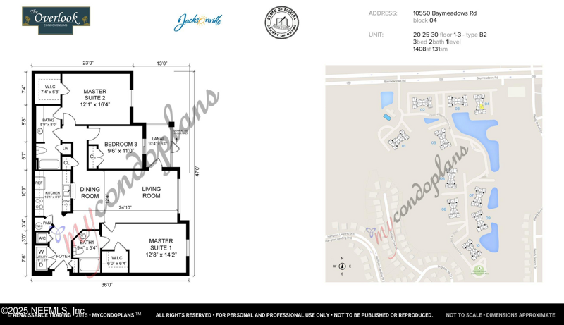 3 bedroom Condominium at 10550 Baymeadows Road #425, The Overlook, Jacksonville — photo 2