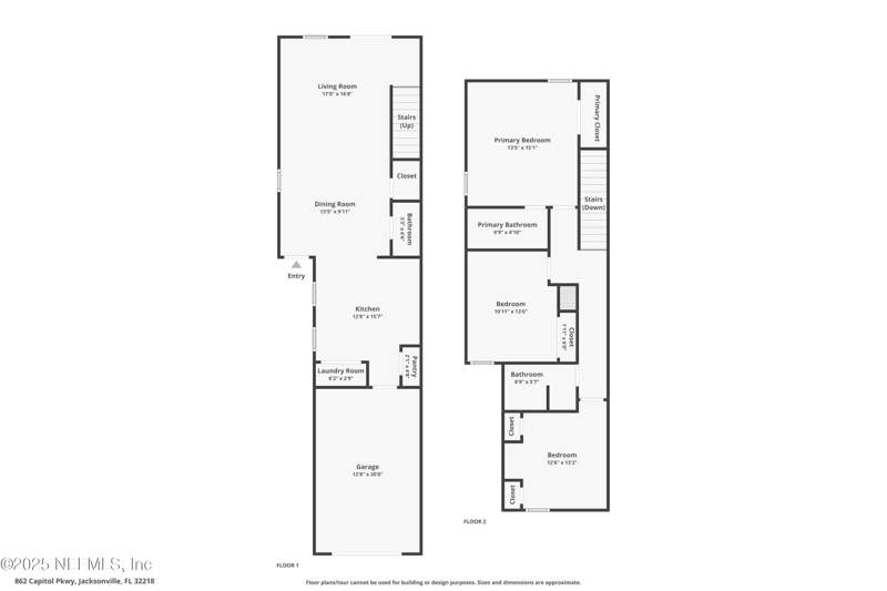 3 bedroom Townhouse at 862 Capitol Parkway, Capitol Park, Jacksonville — photo 2