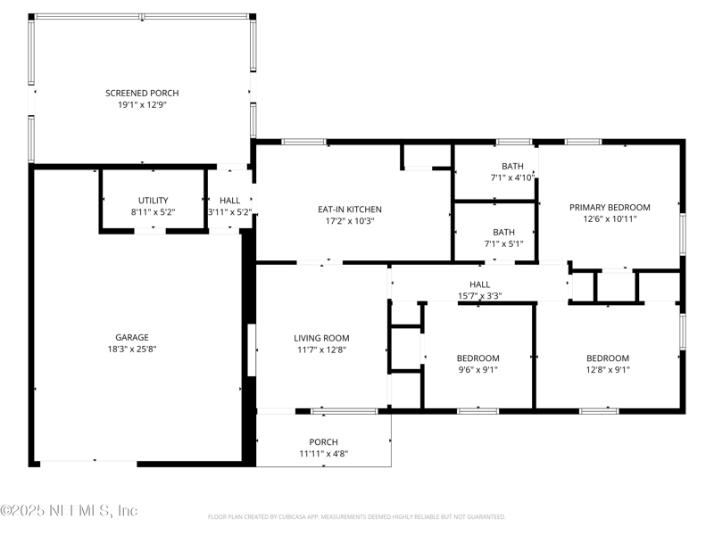 3 bedroom Single Family Residence at 7047 Delisle Drive, Oak Hill, Jacksonville — photo 2