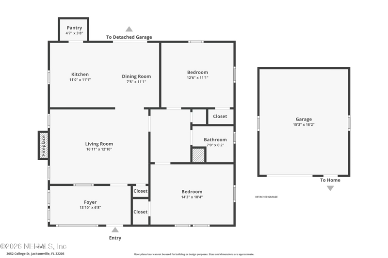 2 bedroom Single Family Residence at 3052 College Street, Central Riverside, Jacksonville — photo 3