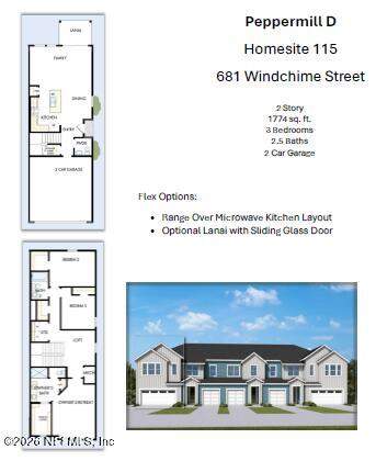 3 bedroom Townhouse at 681 Windchime Street, Wildlight, Yulee — photo 2