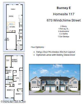 3 bedroom Townhouse at 673 Windchime Street, Wildlight, Yulee — photo 2