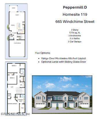 3 bedroom Townhouse at 665 Windchime Street, Wildlight, Yulee — photo 2