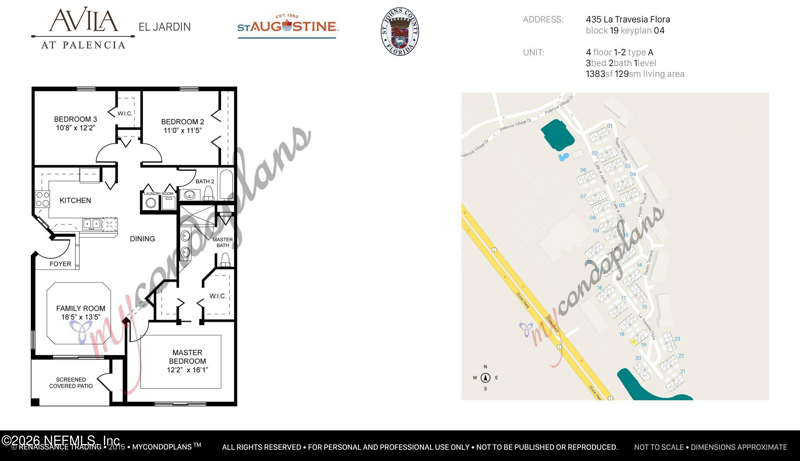 3 bedroom Condominium at 435 La Travesia Flora #204, Palencia, St. Augustine — photo 2