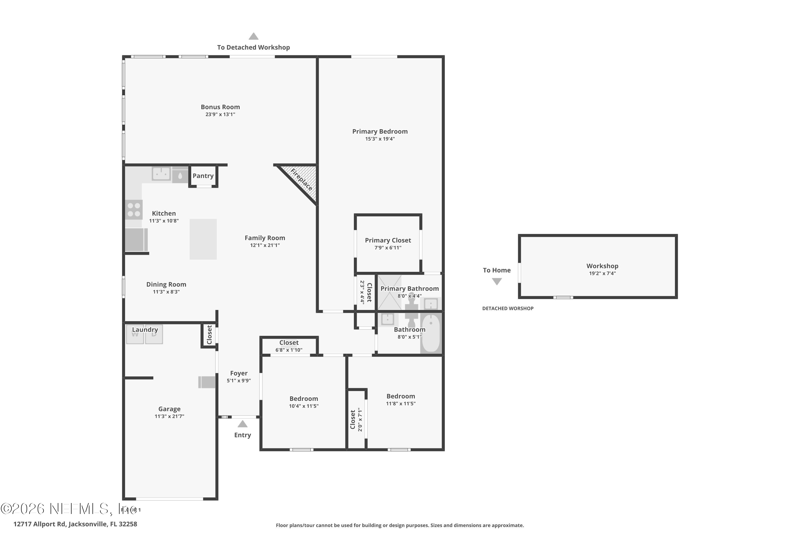 3 bedroom Single Family Residence at 12717 Allport Road, Del Rio, Jacksonville — photo 3