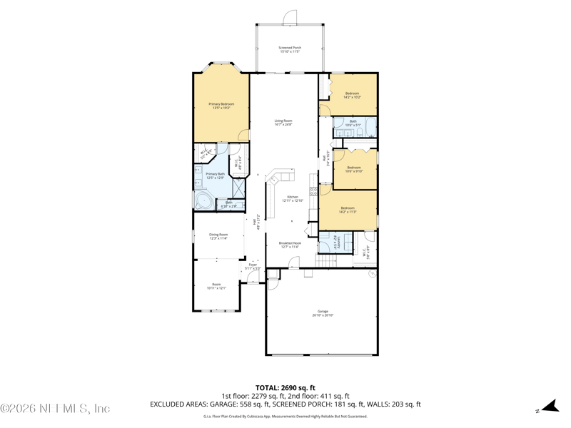 5 bedroom Single Family Residence at 681 Grampian Highlands Drive, Aberdeen, St. Johns — photo 2