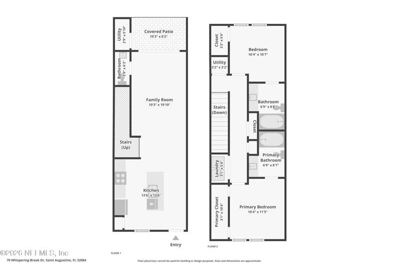 2 bedroom Townhouse at 70 Whispering Brook Drive, Whispering Creek, St. Augustine — photo 3