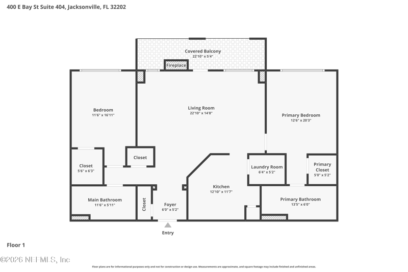 2 bedroom Condominium at 400 Bay Street #404, The Plaza Condominium At Berkman, Jacksonville — photo 2