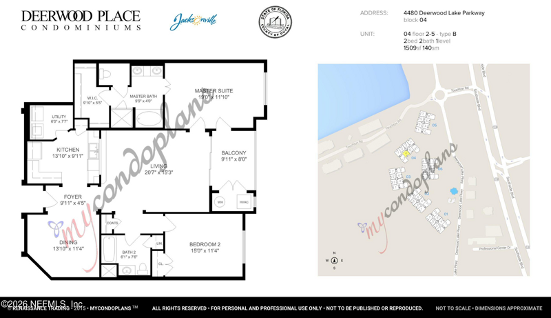 2 bedroom Condominium at 4480 Deerwood Lake Parkway #454, Deerwood Place, Jacksonville — photo 3