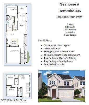 3 bedroom Single Family Residence at 36 Sea Green Way, Seabrook, Ponte Vedra — photo 2