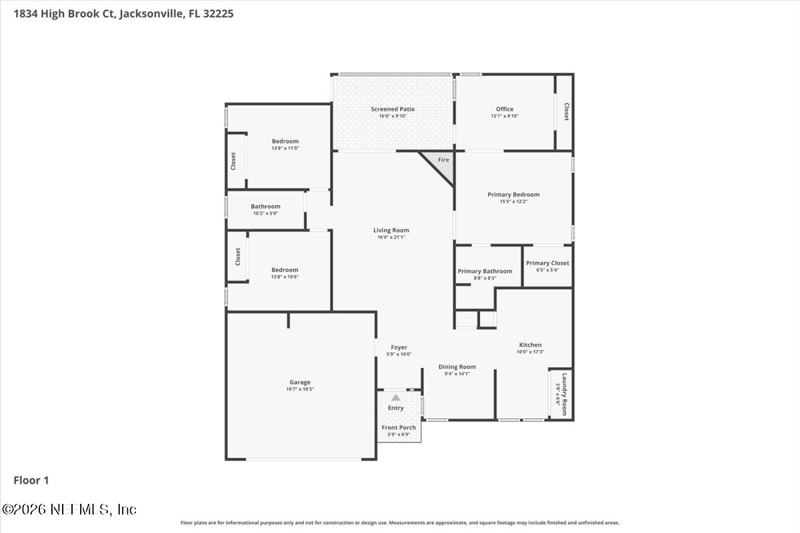 4 bedroom Single Family Residence at 1834 High Brook Court, River Point, Jacksonville — photo 2
