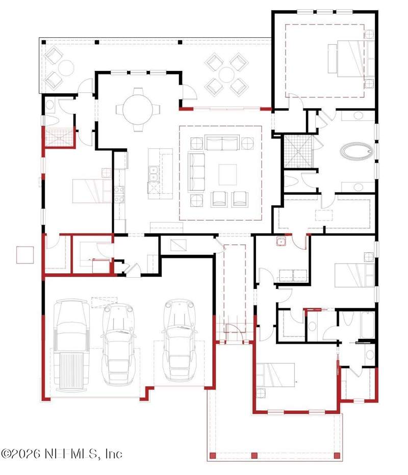 4 bedroom Single Family Residence at 399 Pantano Drive, Madeira, St. Augustine — photo 3
