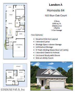 3 bedroom Single Family Residence at 103 Blue Oak Court, Seabrook, Ponte Vedra — photo 2