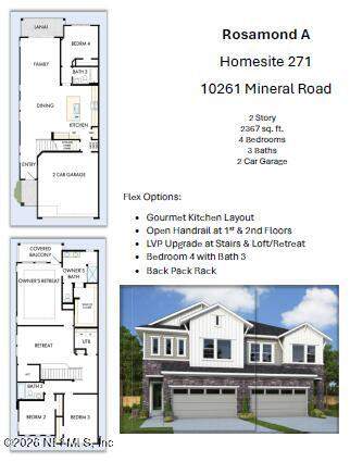 4 bedroom Townhouse at 10261 Mineral Road, Kettering at eTown, Jacksonville — photo 2