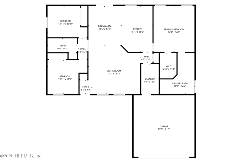 3 bedroom Single Family Residence at 6093 Taylor Road, Maxville, Jacksonville — photo 3