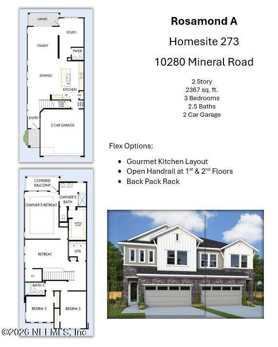 3 bedroom Townhouse at 10280 Mineral Road, Kettering at eTown, Jacksonville — photo 2