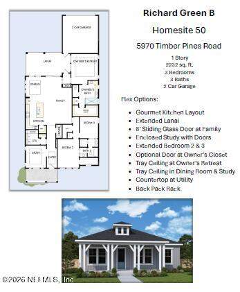 3 bedroom Single Family Residence at 5970 Timber Pines Road, Seven Pines, Jacksonville — photo 2