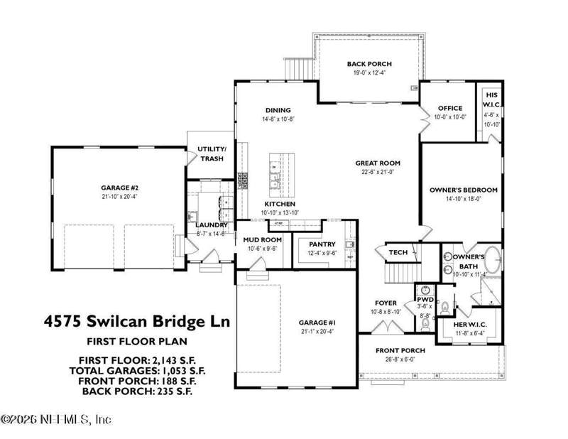 5 bedroom Single Family Residence at 4575 Swilcan Bridge Lane, Glen Kernan, Jacksonville — photo 4