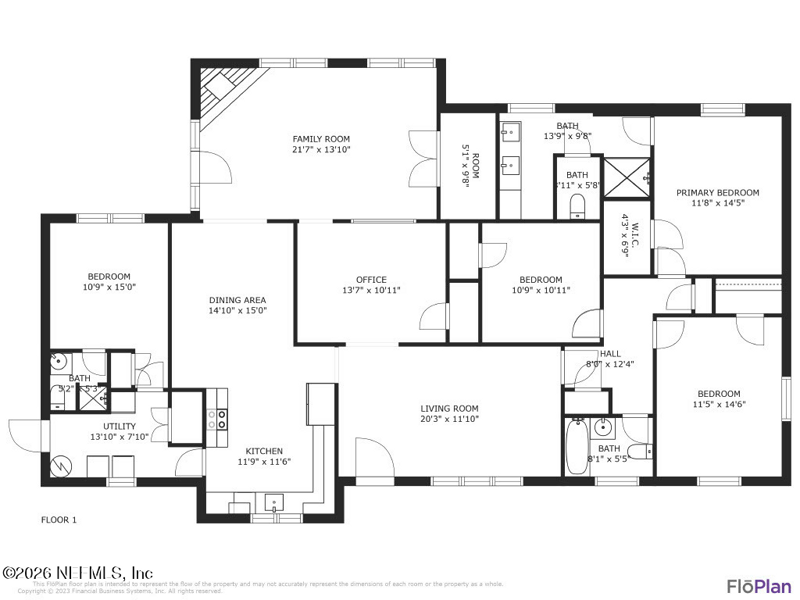 4 bedroom Single Family Residence at 5553 Salerno Road, Venetia Manor, Jacksonville — photo 2
