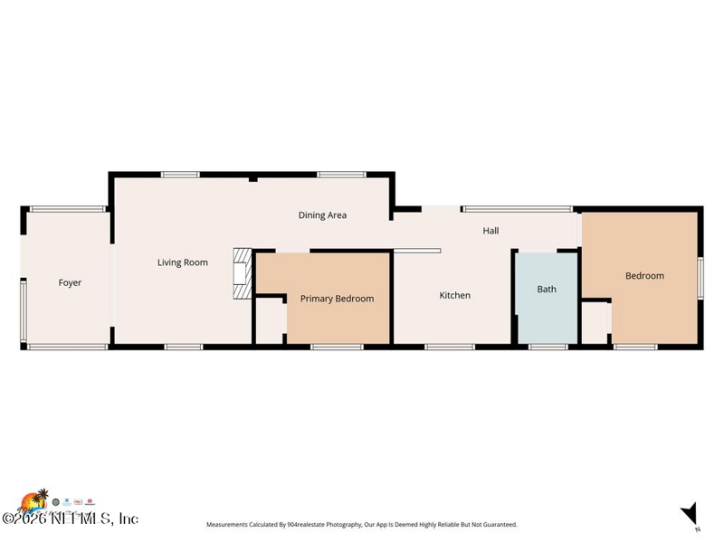 2 bedroom Single Family Residence at 1024 Eaverson Street, Auberts, Jacksonville — photo 3