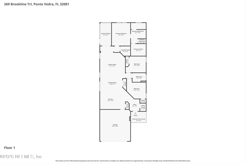 3 bedroom Single Family Residence at 269 Brookline Trail, Greenleaf Village, Ponte Vedra — photo 2