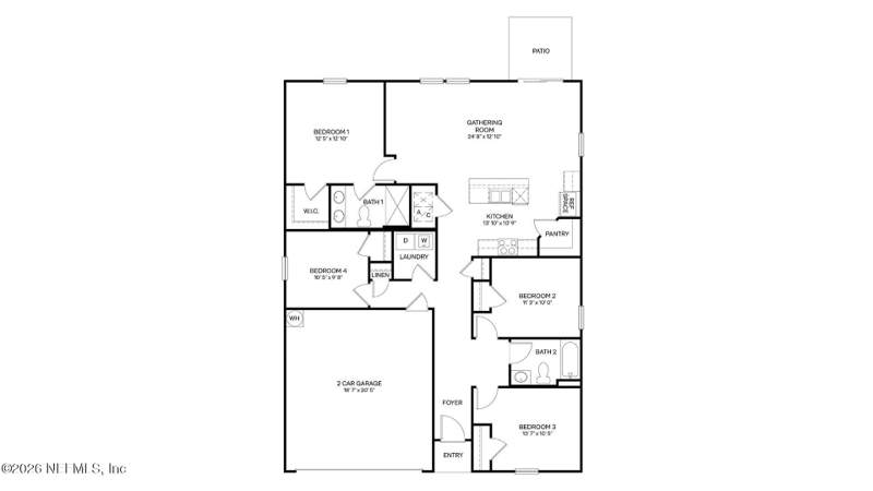 4 bedroom Single Family Residence at 5397 Horseback Court, Bridle Creek, Jacksonville — photo 2