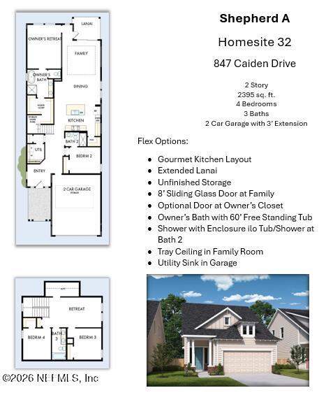 4 bedroom Single Family Residence at 847 Caiden Drive, Seabrook, Ponte Vedra — photo 2