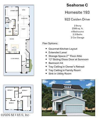 4 bedroom Single Family Residence at 922 Caiden Drive, Seabrook, Ponte Vedra — photo 2
