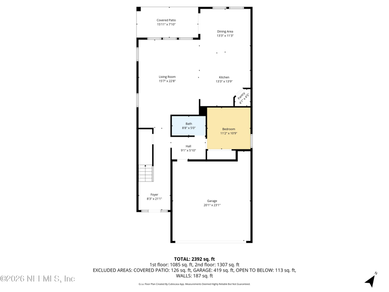 4 bedroom Single Family Residence at 400 Weathered Edge Drive, Trailmark, St. Augustine — photo 5
