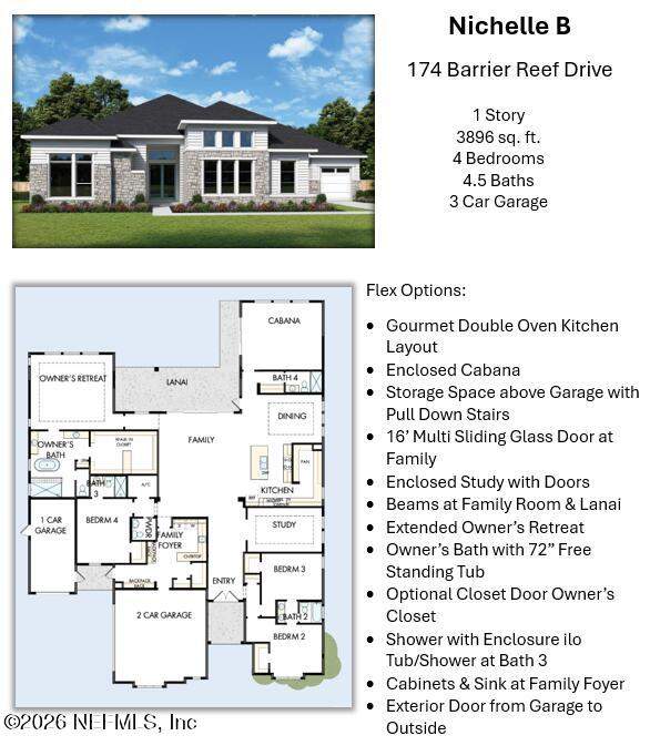 4 bedroom Single Family Residence at 174 Barrier Reef Drive, Coral Ridge, Ponte Vedra — photo 3