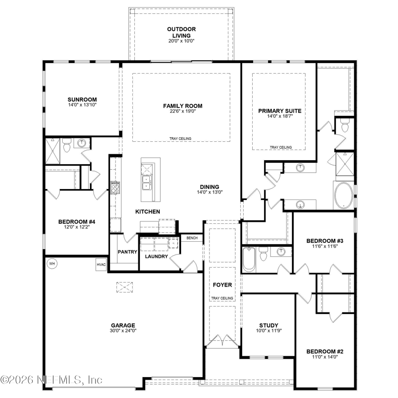 4 bedroom Single Family Residence at 97019 McGirts Creek Loop, Mcgirts Creek, Yulee — photo 2