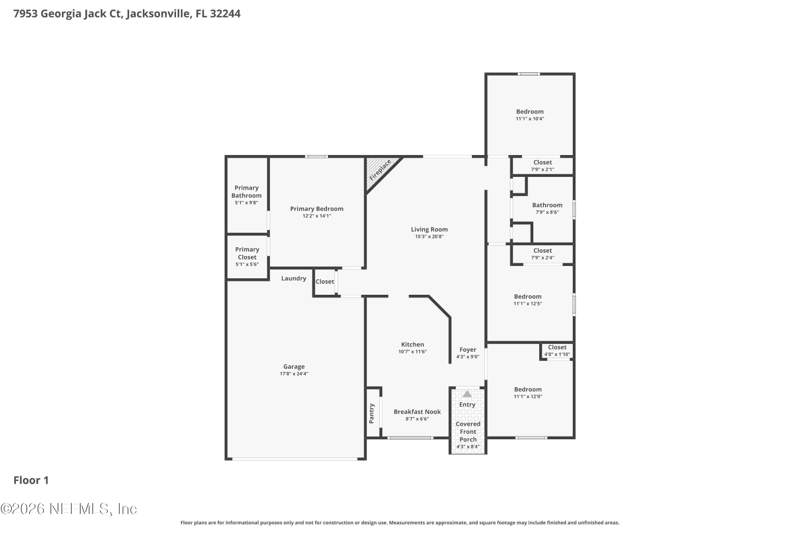 4 bedroom Single Family Residence at 7953 Georgia Jack Court, Big Oak Run, Jacksonville — photo 2