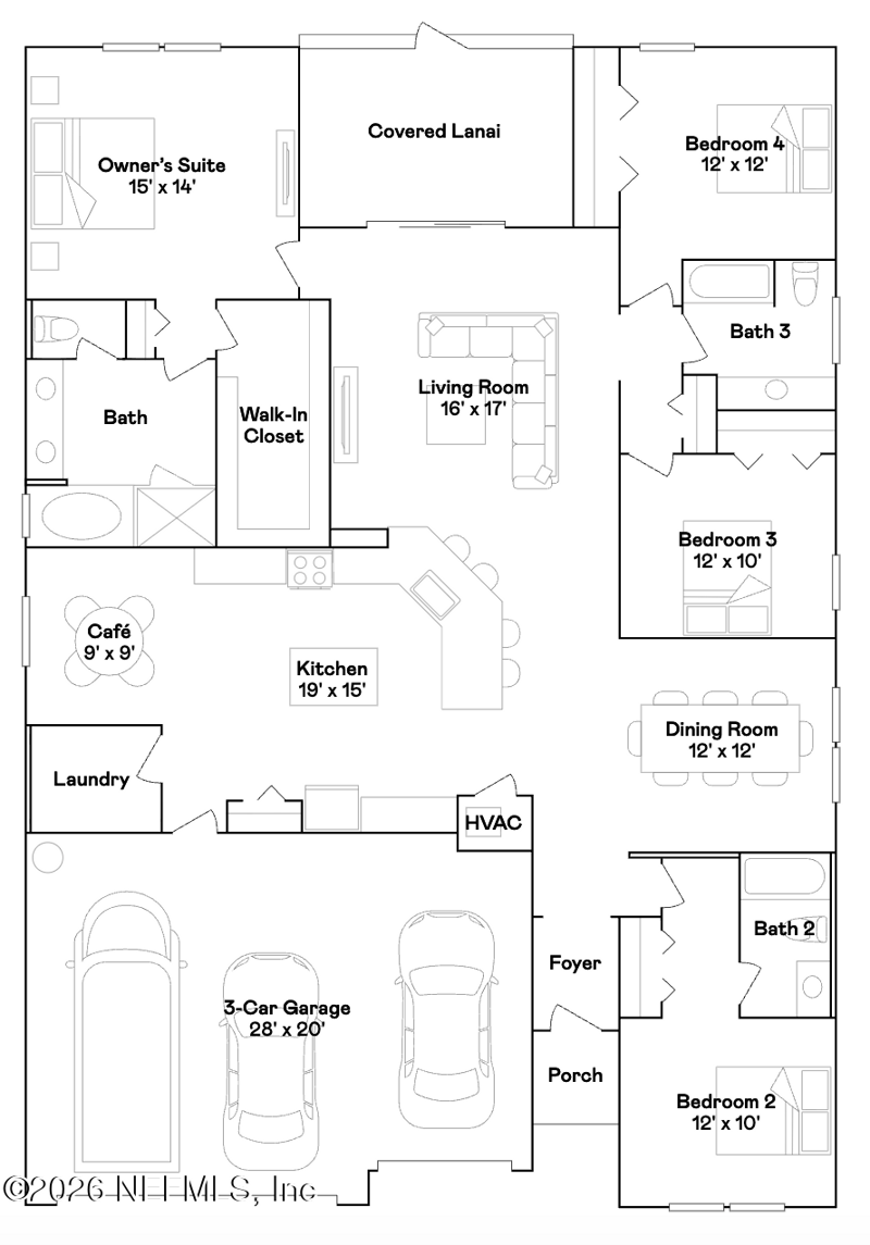 4 bedroom Single Family Residence at 9524 Gaynor Circle, Saddle Oaks, Jacksonville — photo 3