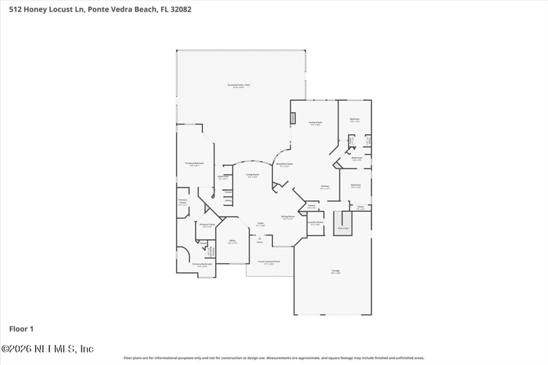 5 bedroom Single Family Residence at 512 Honey Locust Lane, Plantation Oaks, Ponte Vedra Beach — photo 5
