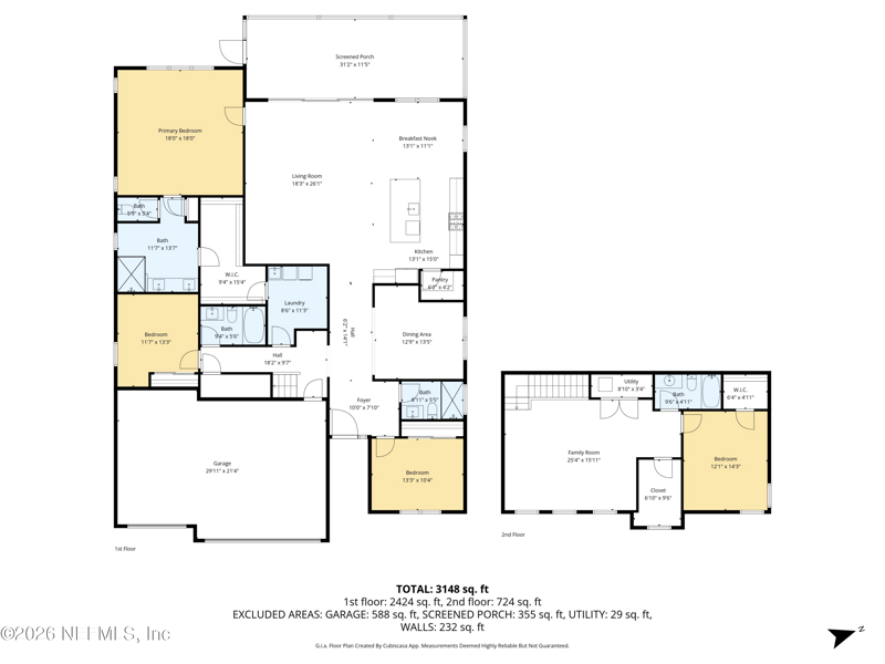 4 bedroom Single Family Residence at 310 Daymark Lane, Beacon Lake, St. Augustine — photo 3