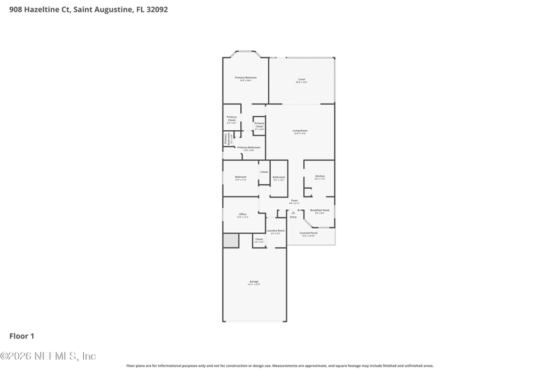 2 bedroom Single Family Residence at 908 Hazeltine Court, Wgv Cascades, St. Augustine — photo 2