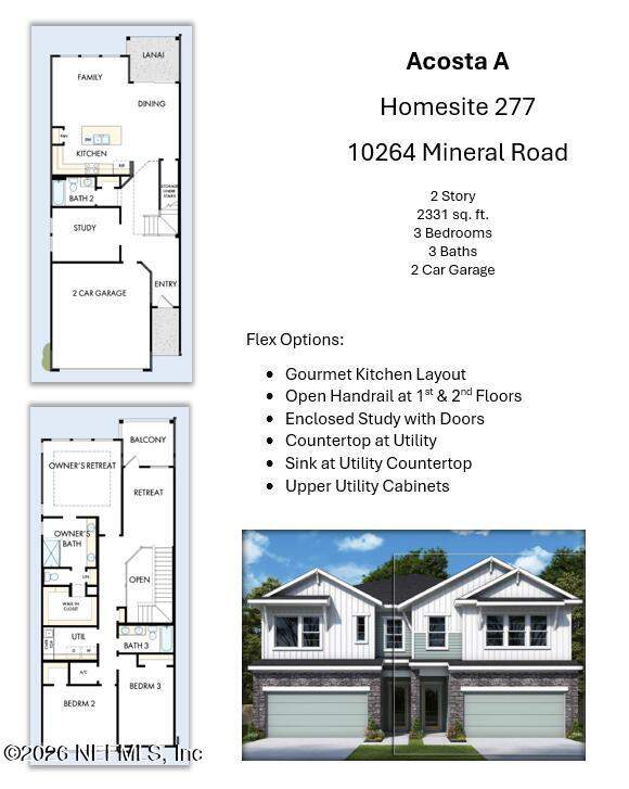 3 bedroom Townhouse at 10264 Mineral Road, Kettering at eTown, Jacksonville — photo 2