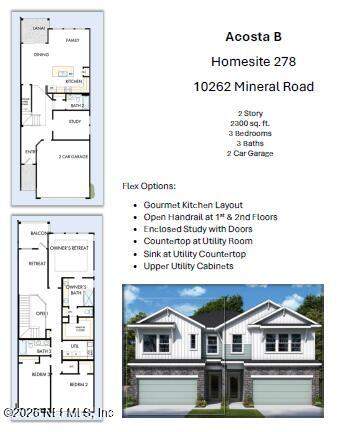 3 bedroom Townhouse at 10262 Mineral Road, Kettering at eTown, Jacksonville — photo 2