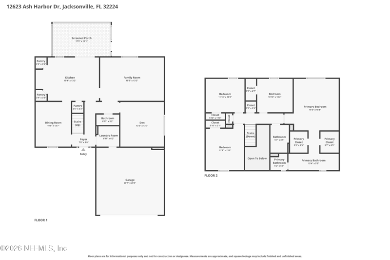 4 bedroom Single Family Residence at 12623 Ash Harbor Drive, Ashton Hills, Jacksonville — photo 2