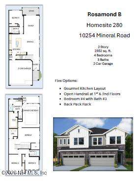 4 bedroom Townhouse at 10254 Mineral Road, Kettering at eTown, Jacksonville — photo 2
