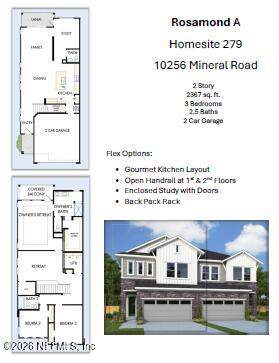3 bedroom Townhouse at 10256 Mineral Road, Kettering at eTown, Jacksonville — photo 2