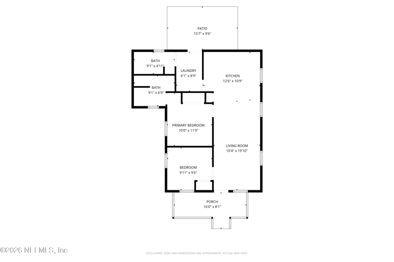 2 bedroom Single Family Residence at 1210 S 12th Street, Harts Plat, Palatka — photo 2