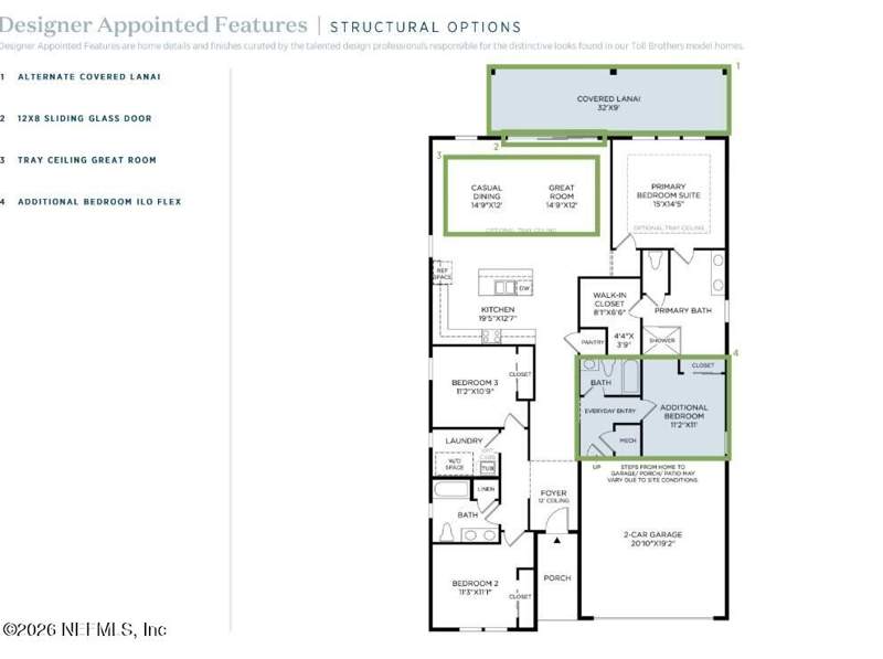 4 bedroom Single Family Residence at 213 Pine Leaf Drive #175, Silverleaf, St. Augustine — photo 2