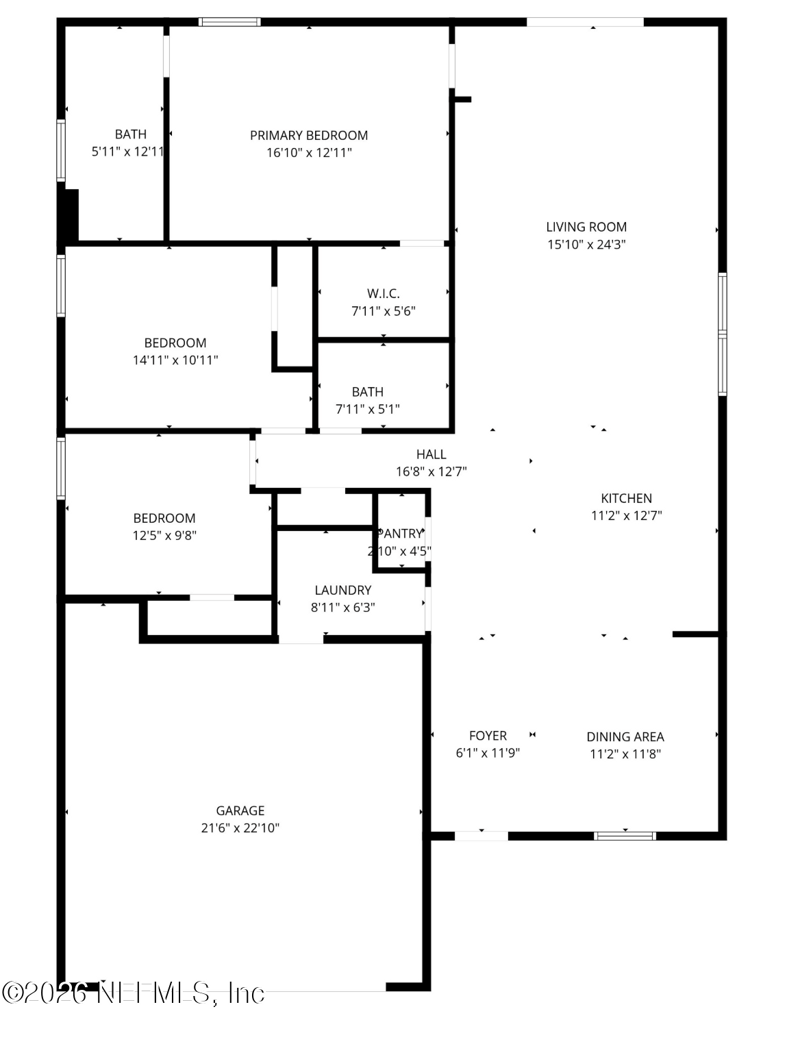 3 bedroom Single Family Residence at 6961 Canoe Birch Road, Villages Of Westport, Jacksonville — photo 2