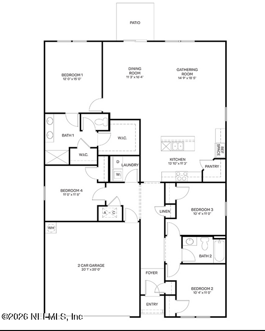 4 bedroom Single Family Residence at 12183 Grand Herring Way, Copes Landing Phase 1, Jacksonville — photo 2