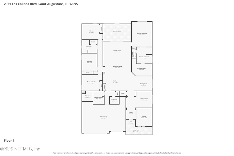 4 bedroom Single Family Residence at 2931 Las Calinas Boulevard, Palencia, St. Augustine — photo 2