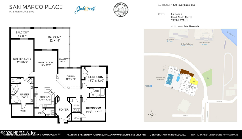 3 bedroom Condominium at 1478 Riverplace Boulevard #606, San Marco Place, Jacksonville — photo 2