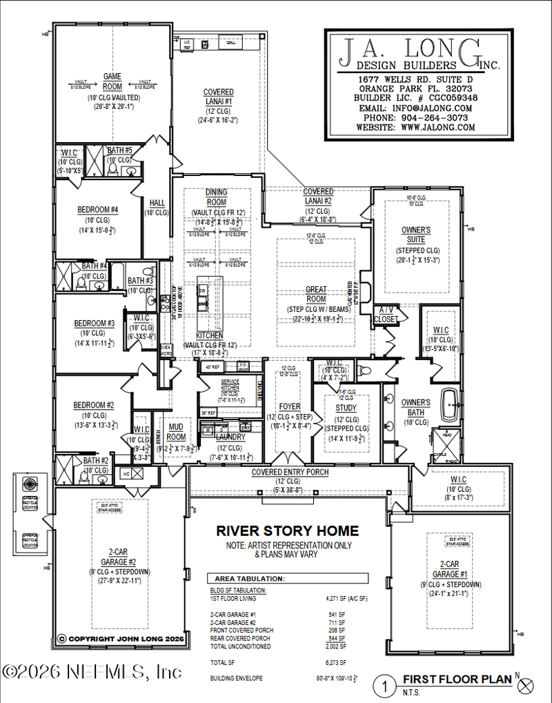 5 bedroom Single Family Residence at 12771 River Story Court, River Story, Jacksonville — photo 2