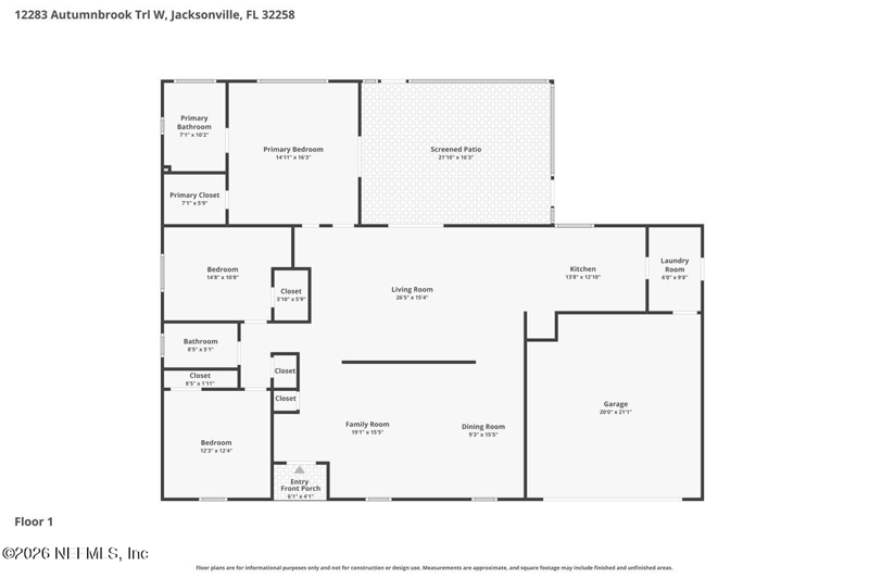 3 bedroom Single Family Residence at 12283 Autumnbrook Trail, Julington Crossing, Jacksonville — photo 3
